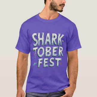 Sharktober Fest Familie T-Shirt
