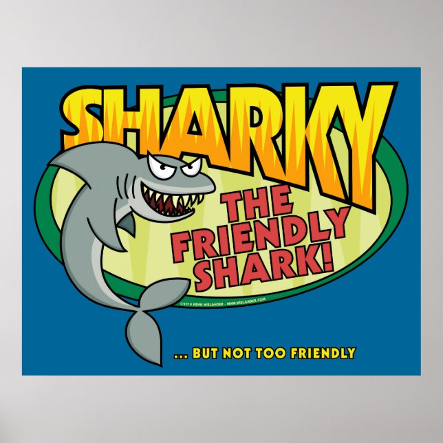 Sharky Poster (Vorne)
