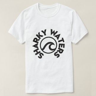 Sharky wässert ursprüngliches Logo-T-Shirt T-Shirt
