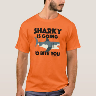 Sharky wird euch beim Design beißen - Männergrunds T-Shirt