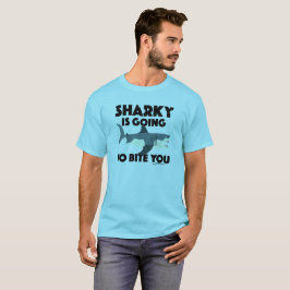 Sharky wird euch beim Design beißen - Männergrunds T-Shirt