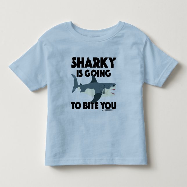 Sharky wird Ihnen Design beibringen - Kleinkind Fi T-shirt (Vorderseite)