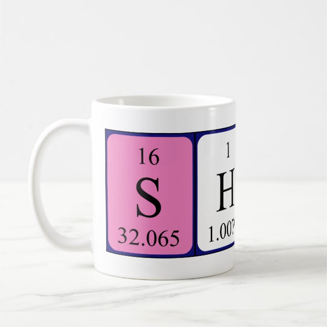 Sharla Periodenname Tasse (Links)