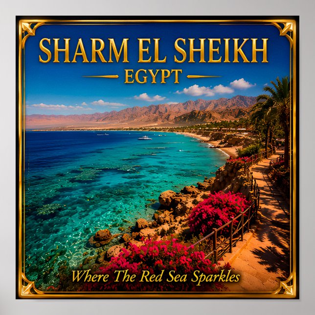 Sharm El Sheikh Ägypten Rotes Meer  Poster (Vorne)