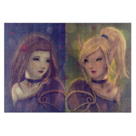 Sharm u. Gigi Glasschneiden-Brett Schneidebrett