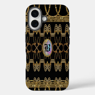 Sharnerborge Hübsch VI Girly Monogram iPhone 16 Hülle