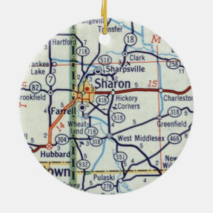 Sharon PA Keramik Ornament