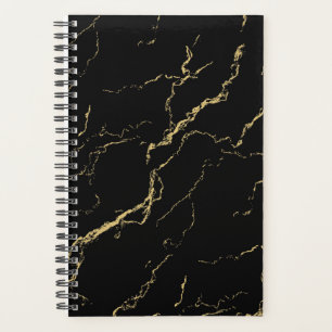 Sharp Black and Gold Marmor Planer