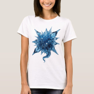Sharp Blue WATER BALL Grafikdesign T-Shirt