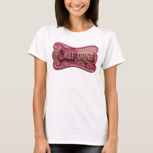 Sharp Gold CALIFORNIA Druck v2 T-Shirt