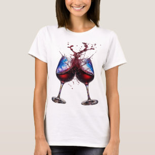Sharp Silver CHEERS Textdesign T-Shirt