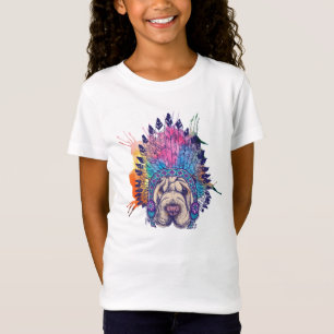 Sharpei gebürtiger Ureinwohner-Leiter T-Shirt