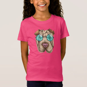 Sharpei in der Sonnenbrille T-Shirt