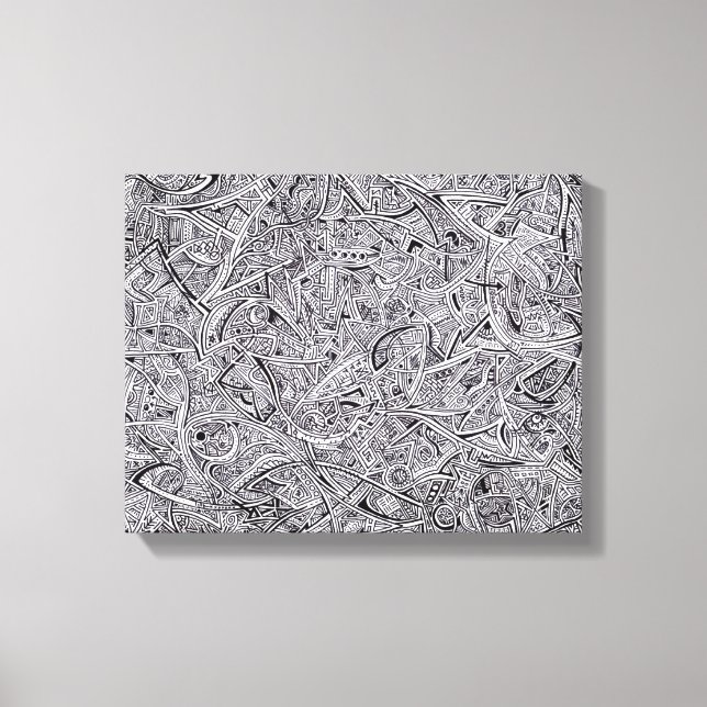 Sharpie Graffiti Leinwand (Vorderseite)