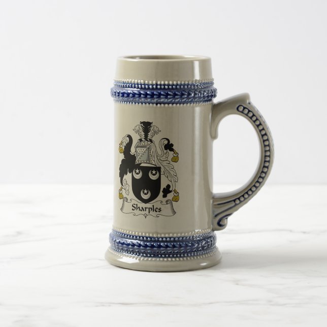 Sharples Familienwappen Bierglas (Rechts)