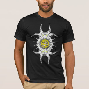 Sharpozia Silber Om-Shirt T-Shirt