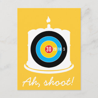 Sharpshooter 30th Birthday - Ah Shoot!Einladung Einladung