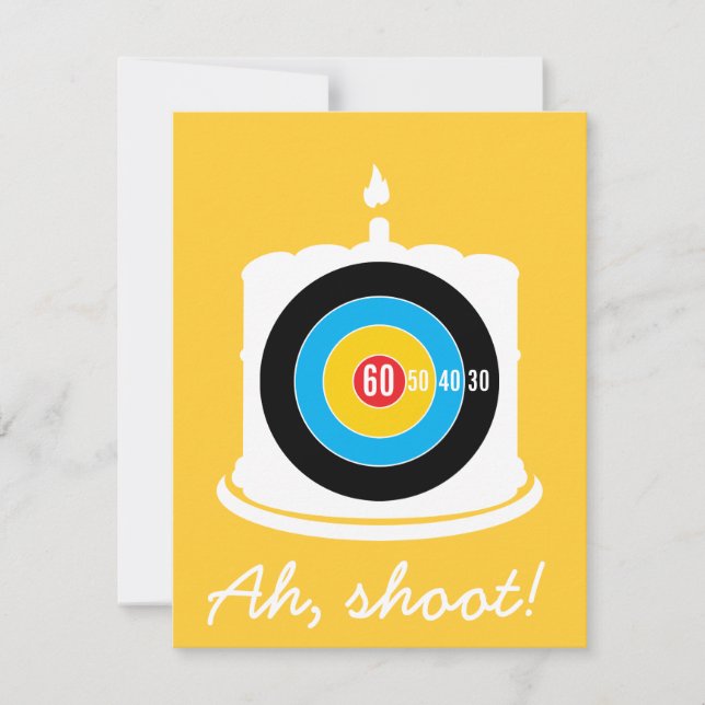 Sharpshooter's 60. Geburtstag - Einladung (Vorderseite)