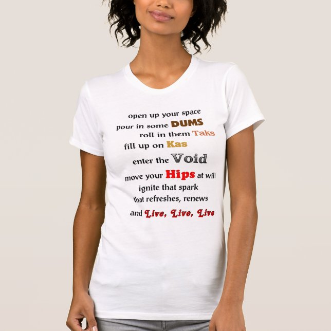 Sharqi Gedanken T-Shirt (Vorderseite)
