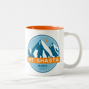 Shasta California Stars Moon Zweifarbige Tasse