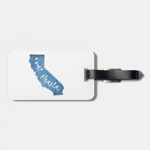 Shasta California Wood Grain Gepäckanhänger