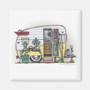 Shasta Camper Trailer RV Magnete