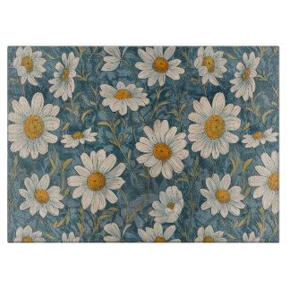 Shasta Daisies Schneidebrett