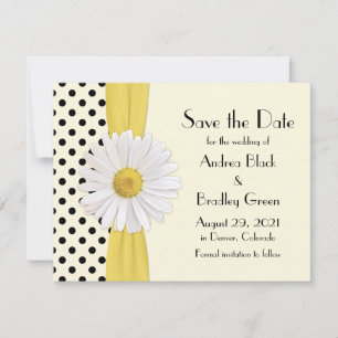 Shasta Daisy Polka Dot Ankündigung Datum freihalte