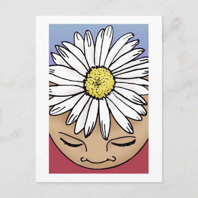 Shasta Daisy Postkarte (Vorderseite)