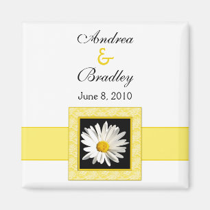 Shasta Daisy "Save the Date"-Magnet Magnet