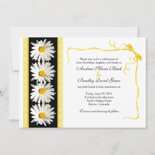 Shasta Daisy Wedding Einladung