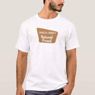Shasta-Dreiheit staatlicher Wald (Zeichen) T-Shirt