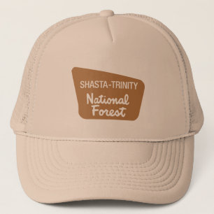 Shasta-Dreiheit staatlicher Wald (Zeichen) Truckerkappe