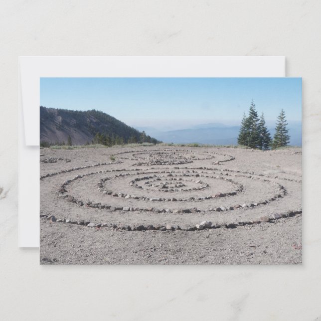 Shasta-Labyrinth Einladung (Vorderseite)