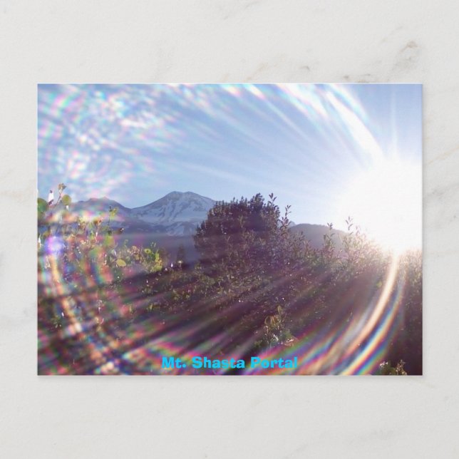 Shasta Portal Postkarte (Vorderseite)