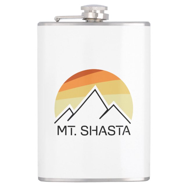 Shasta Retro Flachmann (Vorderseite)