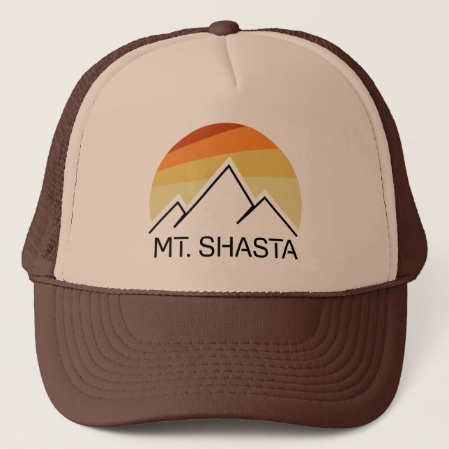 Shasta Retro Truckerkappe (Vorderseite)
