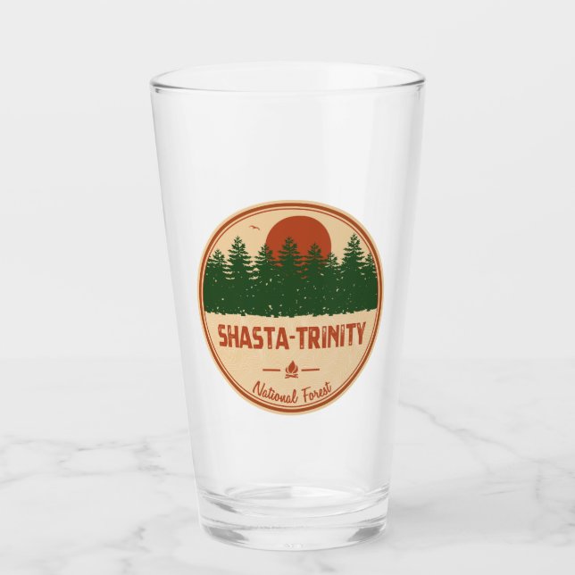 Shasta-Trinity National Forest Glas (Vorderseite)