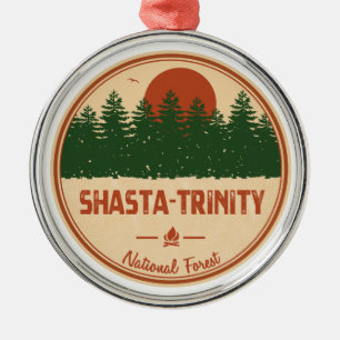 Shasta-Trinity-Nationalwald Ornament Aus Metall