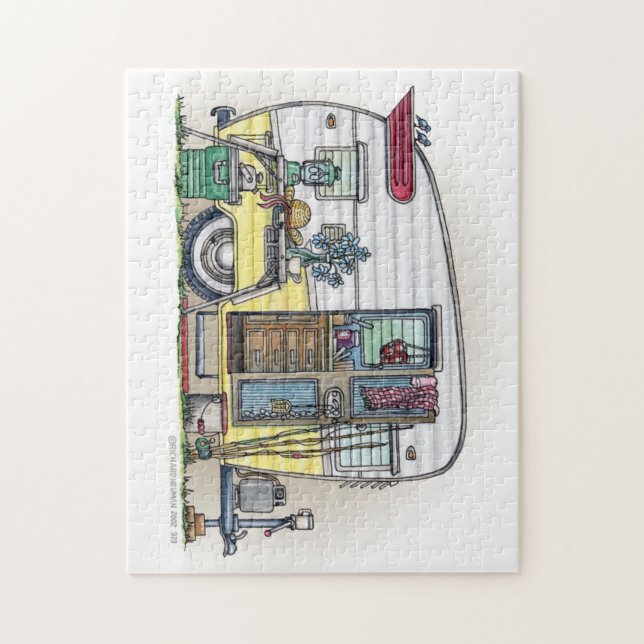 Shasta Wohnwagenanhänger RV Puzzle (Vertikal)