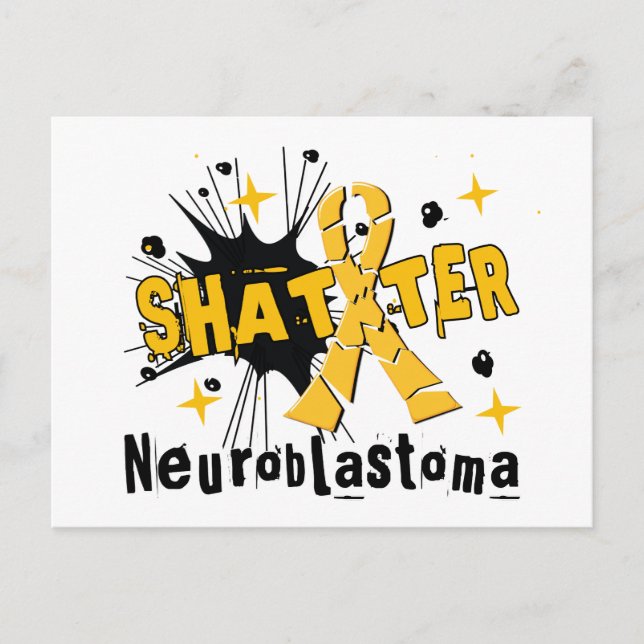 Shatter Neuroblastoma Postkarte (Vorderseite)