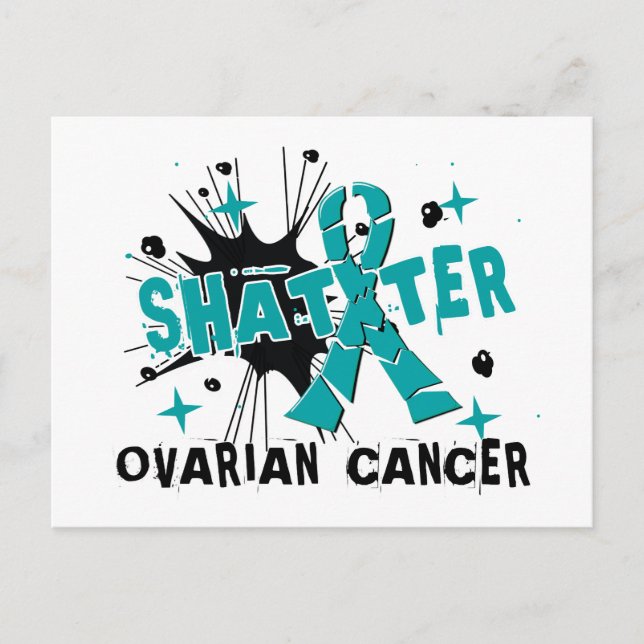 Shatter Ovarialkarzinom Postkarte (Vorderseite)