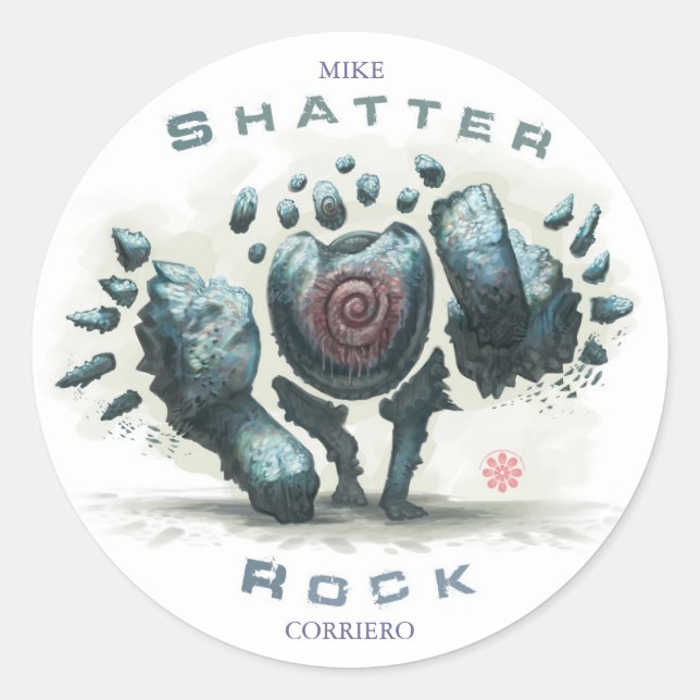 Shatter Rock Sticker (Vorderseite)