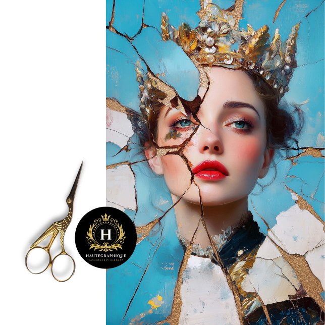 Shatter Royalty Abstrakt Art Decoupage Seidenpapier (Von Creator hochgeladen)