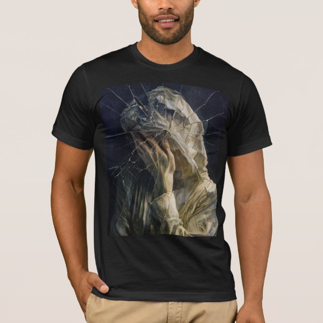 Shatter the Veil — Gothic Surreal Fine Art T-Shirt (Vorderseite)