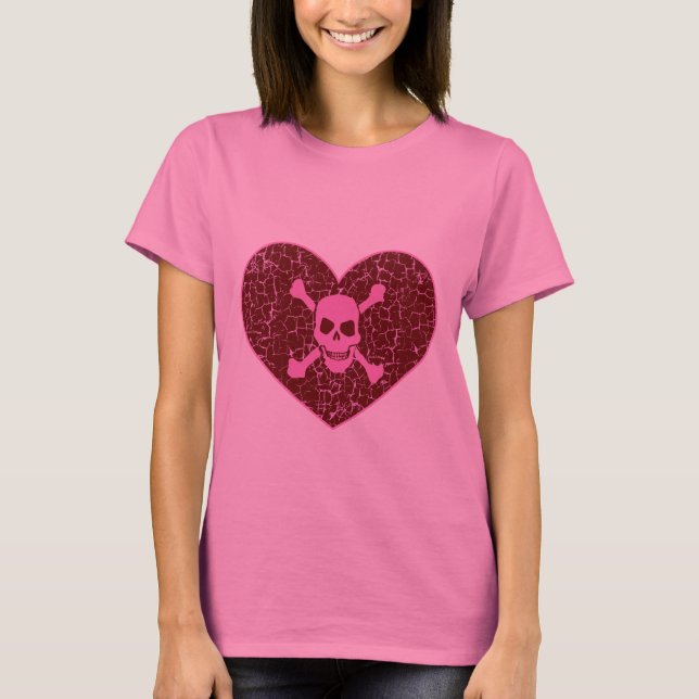 Shattered Heart Gothic T - Shirt (Vorderseite)