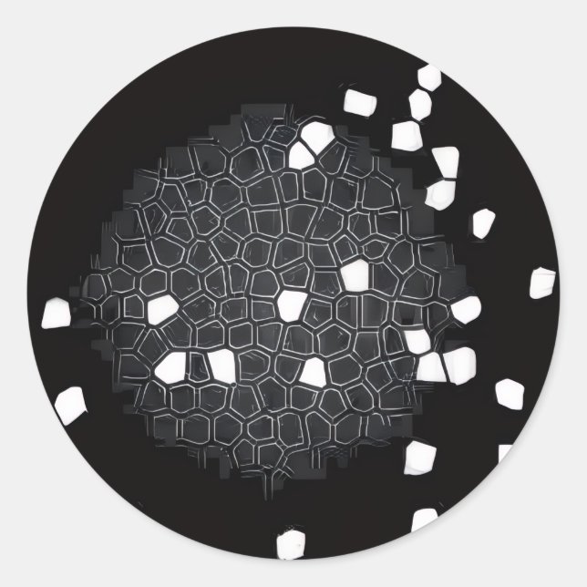 Shattered Pattern Aufkleber (Vorderseite)