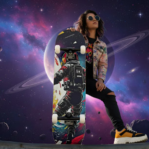 Shattered Reality - Kosmischer Kreuzer Astronaut Skateboard