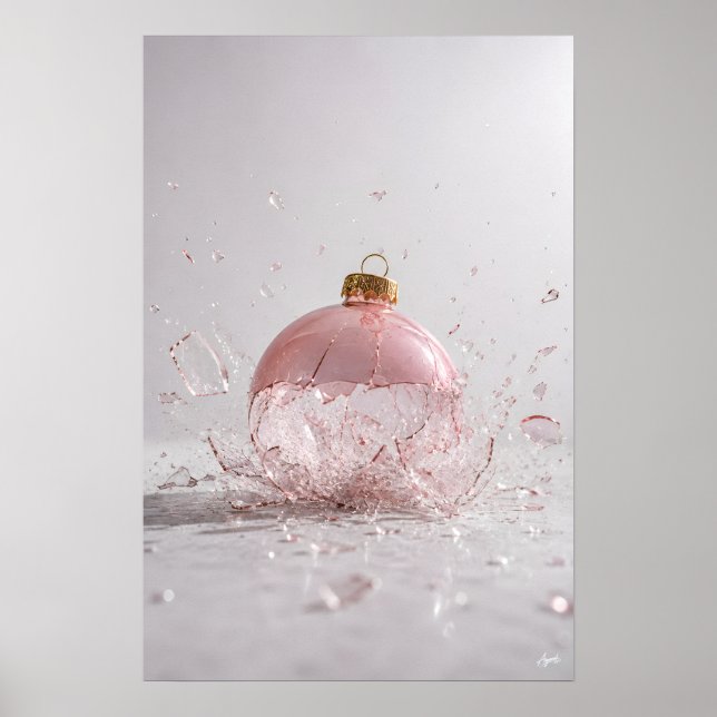 Shattering Ornament Fröscheperspektive Poster (Vorne)