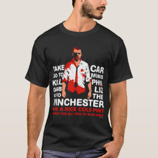 Shaun of the Dead - Geh zum Winchester und warte T-Shirt